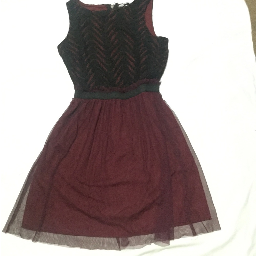Black and red dress
